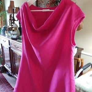 Bryn Walker  Magenta Top/Dress Women's Linen  M/L